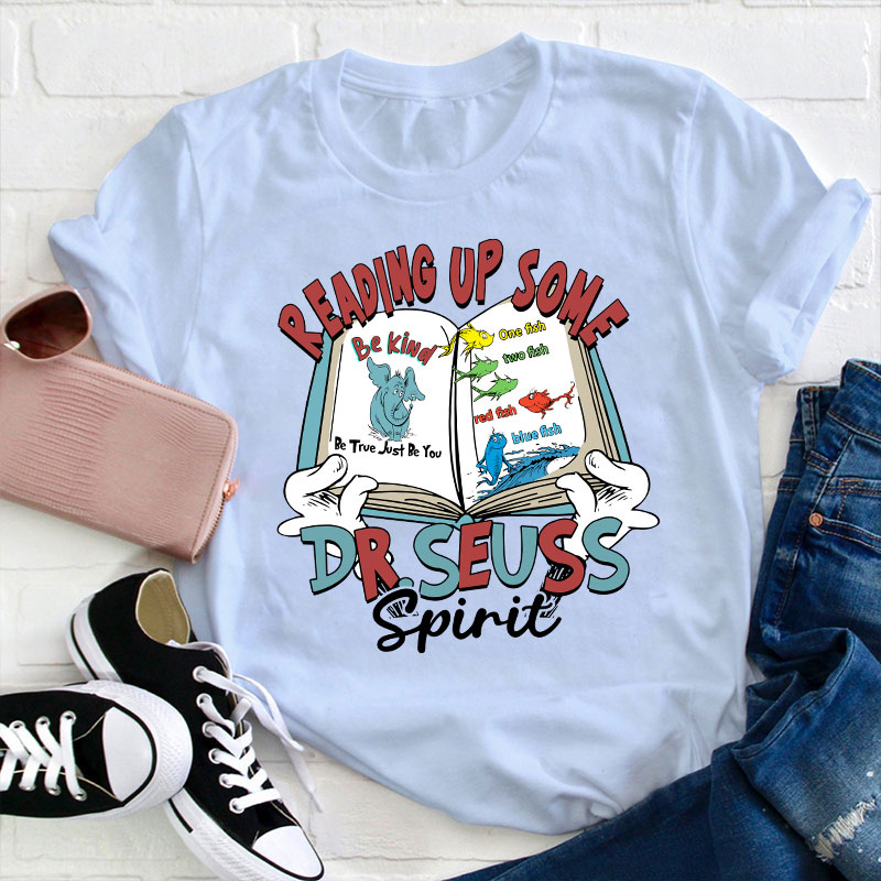 Reading Up Some Spirit Teacher T-Shirt