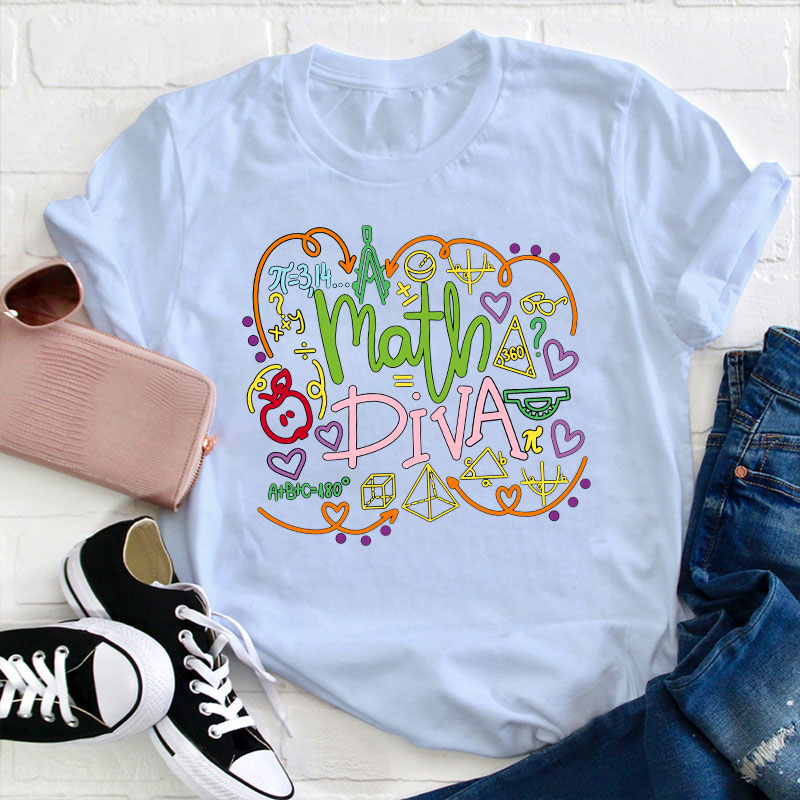 Math Diva Mathematical Symbol T-Shirt