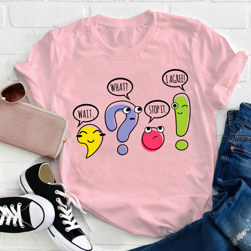 Punctuation Funny Grammar Teacher T-Shirt