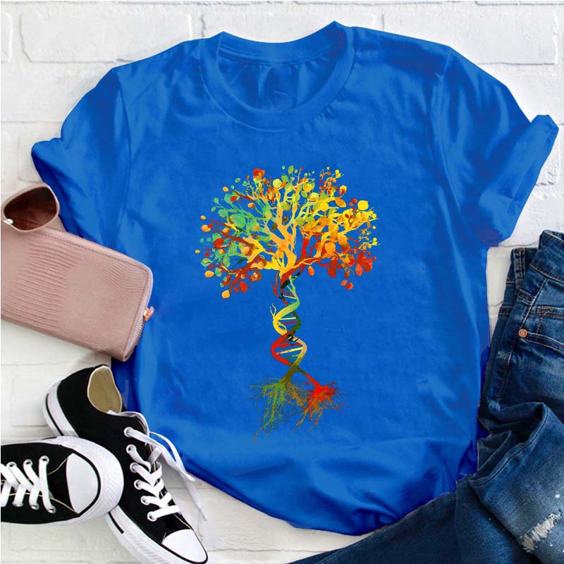 DNA Trees Teacher T-Shirt