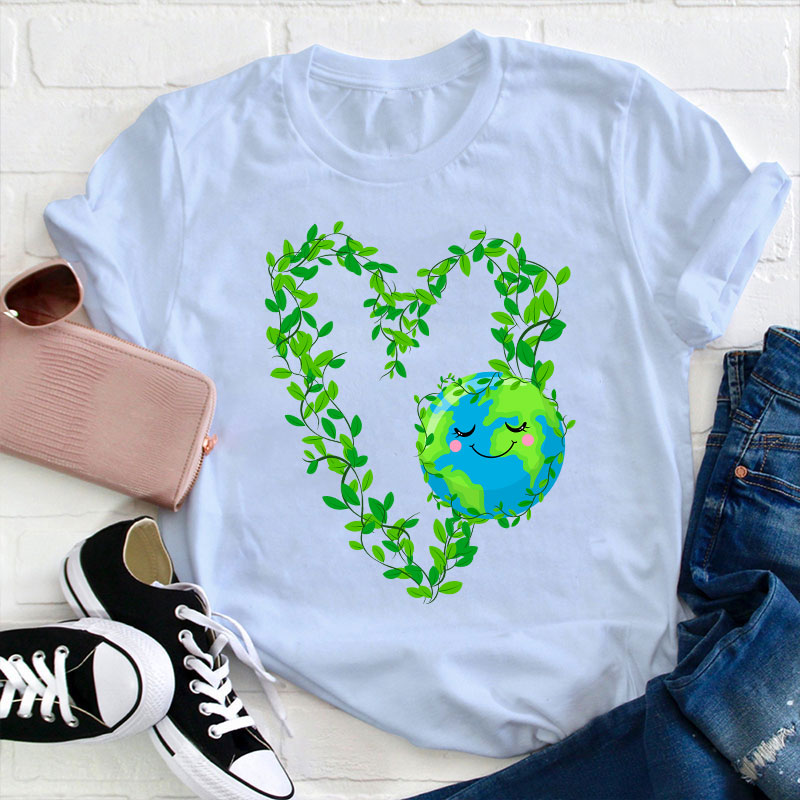 Earth Heart Teacher T-Shirt