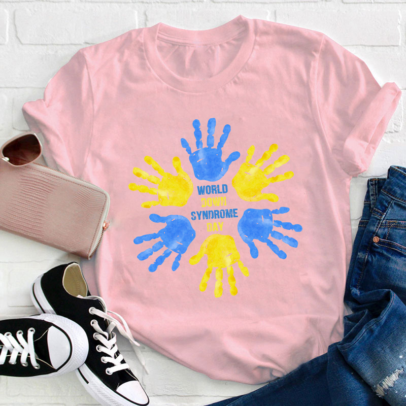 World Down Syndrome Day Teacher T-Shirt