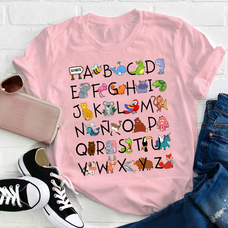 Spanish Alphabet Teacher T-Shirt
