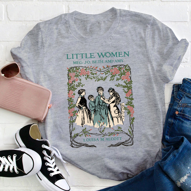 The Cover Of Little Women Teacher T-Shirt
