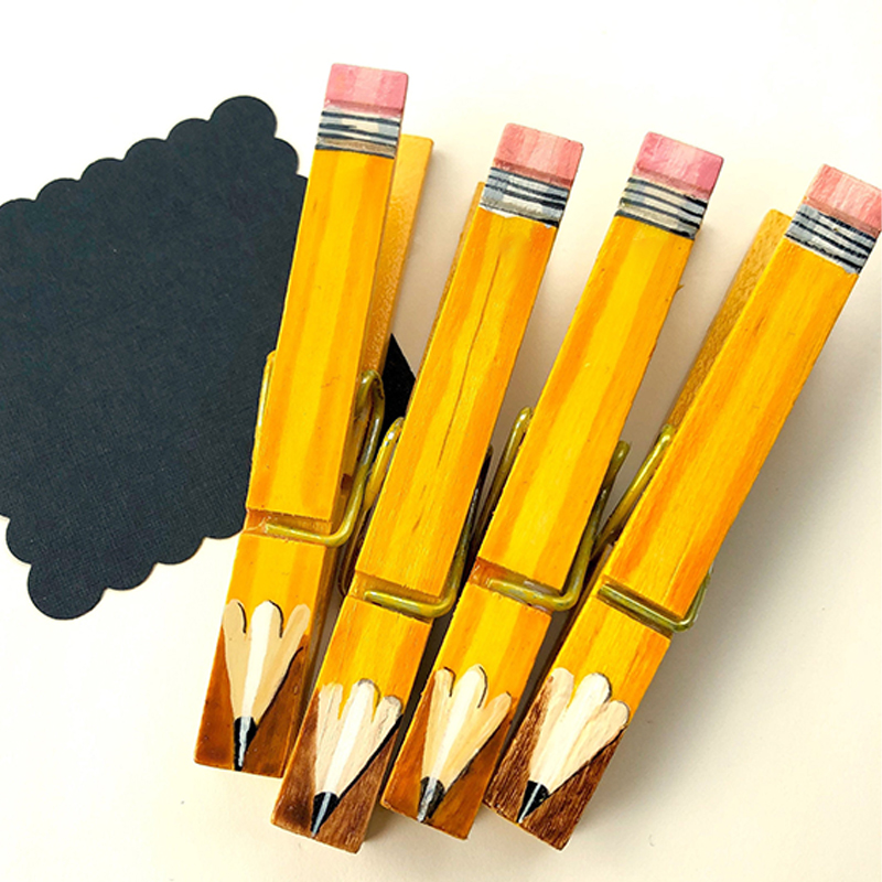 Painted Clothespin Magnets Teacher(10Pcs)