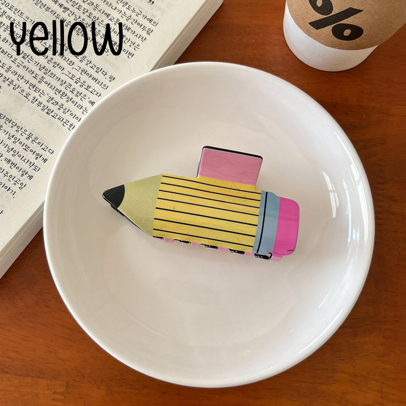 Cute Pencil Claw Clip