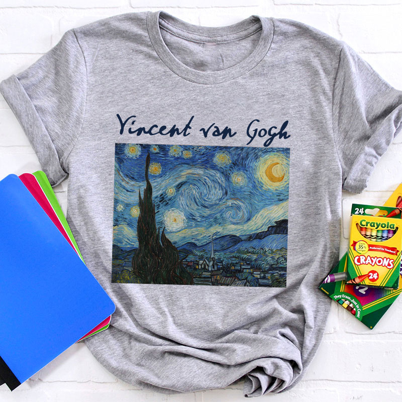 Starry Starry Night Teacher T-Shirt