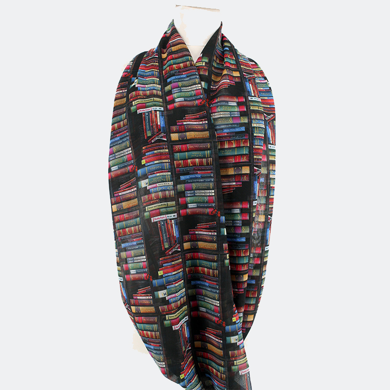 Bookshelf Scarf Infinity Scarf
