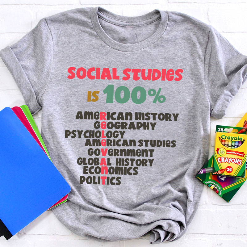 Social Studies Is Relevant Teacher T-Shirt