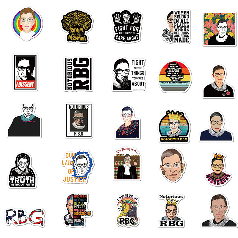 52 PCS Feminist Judge Teacher Stickers