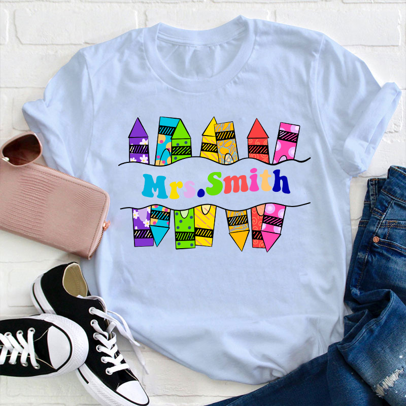 Personalized Teacher Name T-Shirt