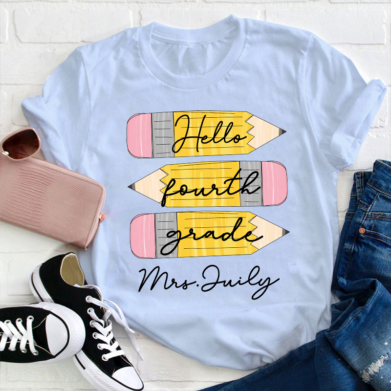 Personalized Teacher Name T-Shirt