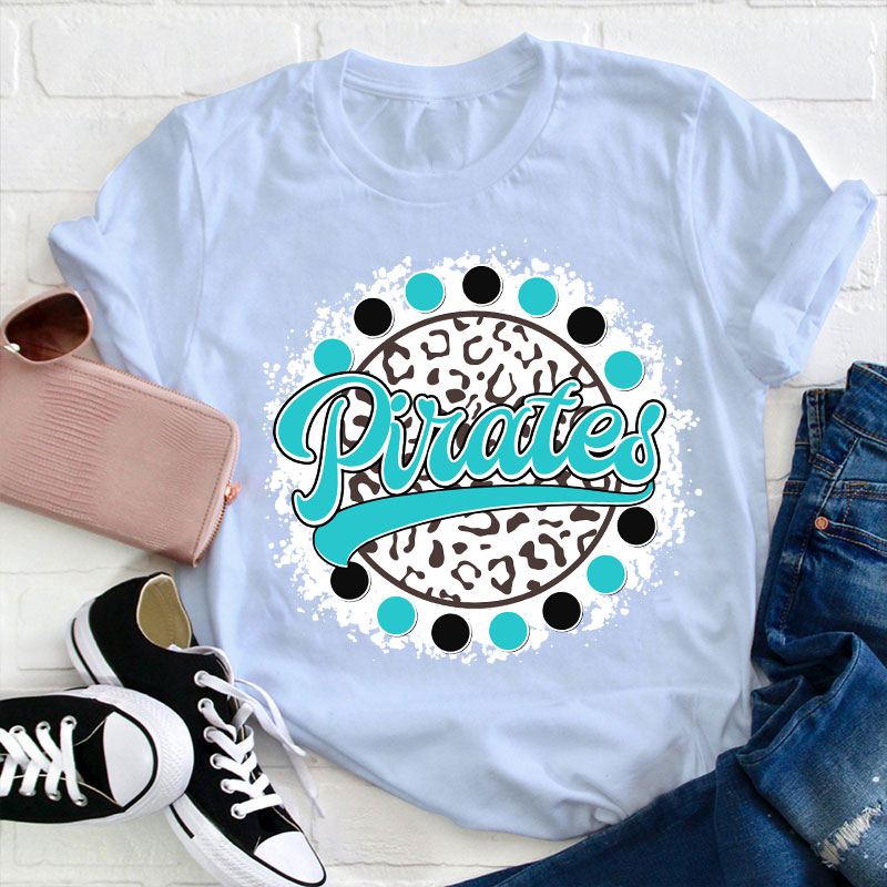 Personalized Mascot Retro Vintage Style Teacher T-Shirt