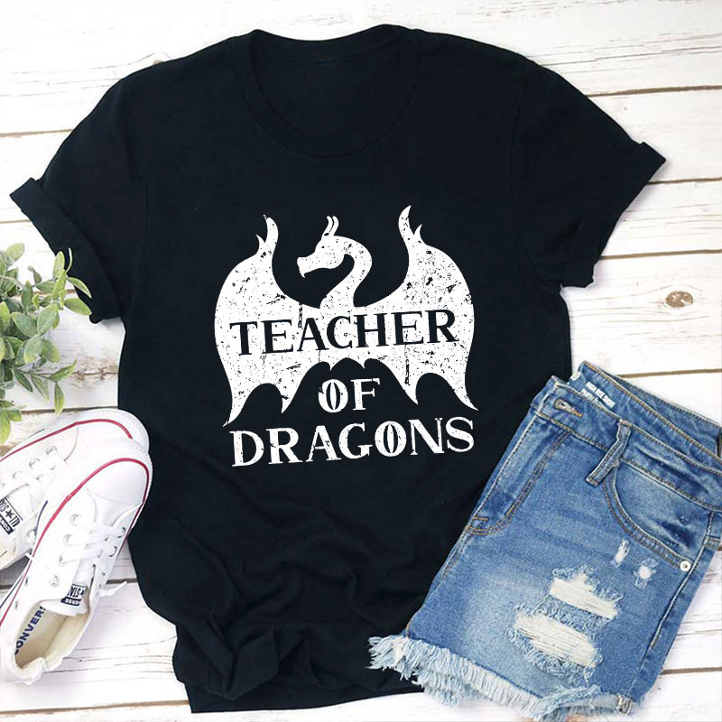 Teacher Of Dragons Teacher T-Shirt