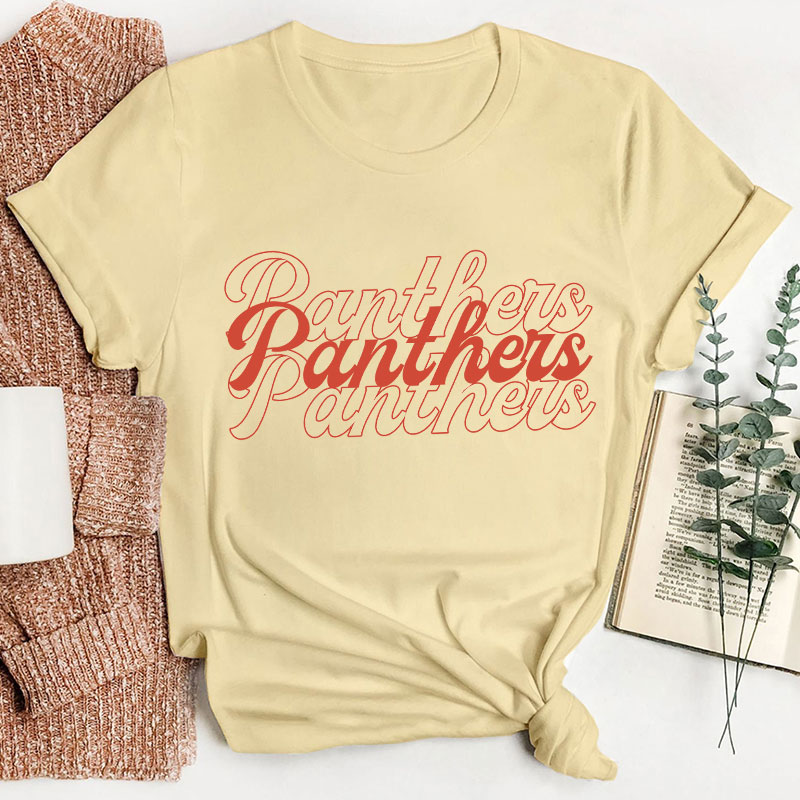 Personalized School Mascot Name Teacher T-Shirt