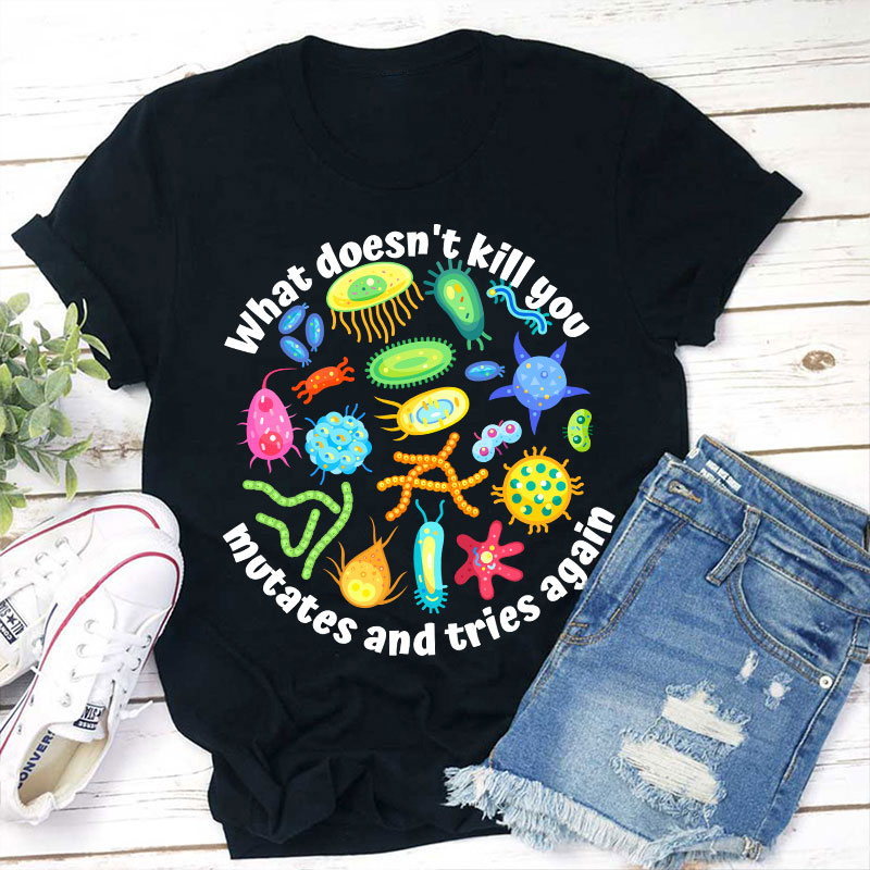 Funny Virus Science Teacher T-Shirt Sale-Teachersgram