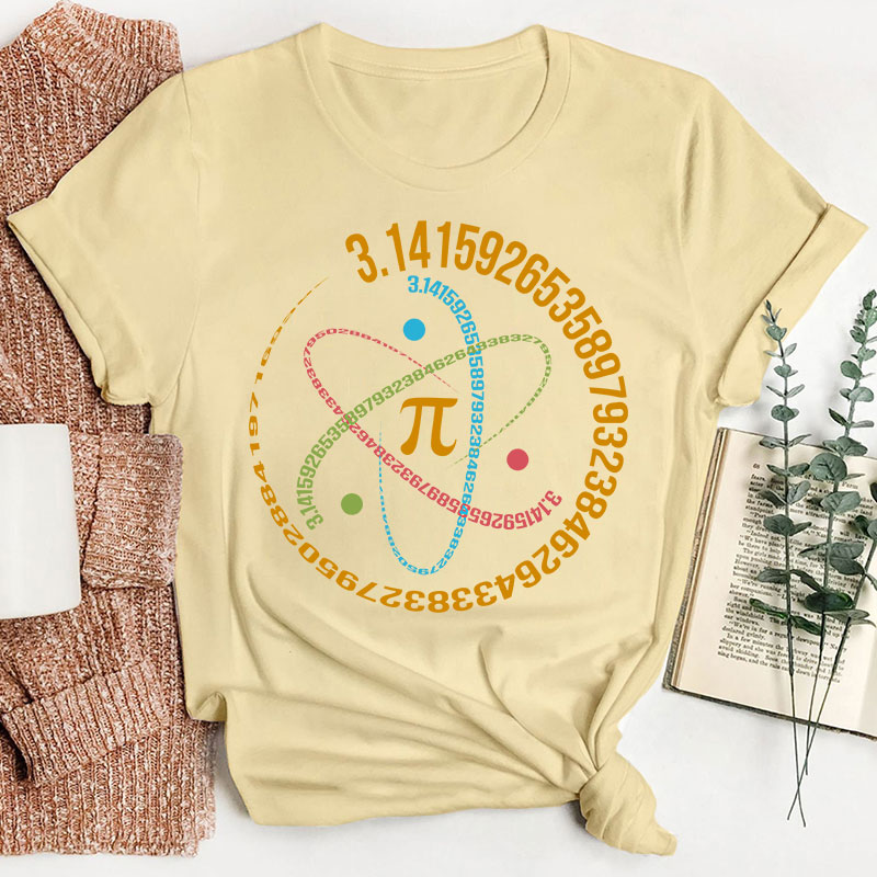 Pi Day Math Teacher Gift Teacher T-Shirt