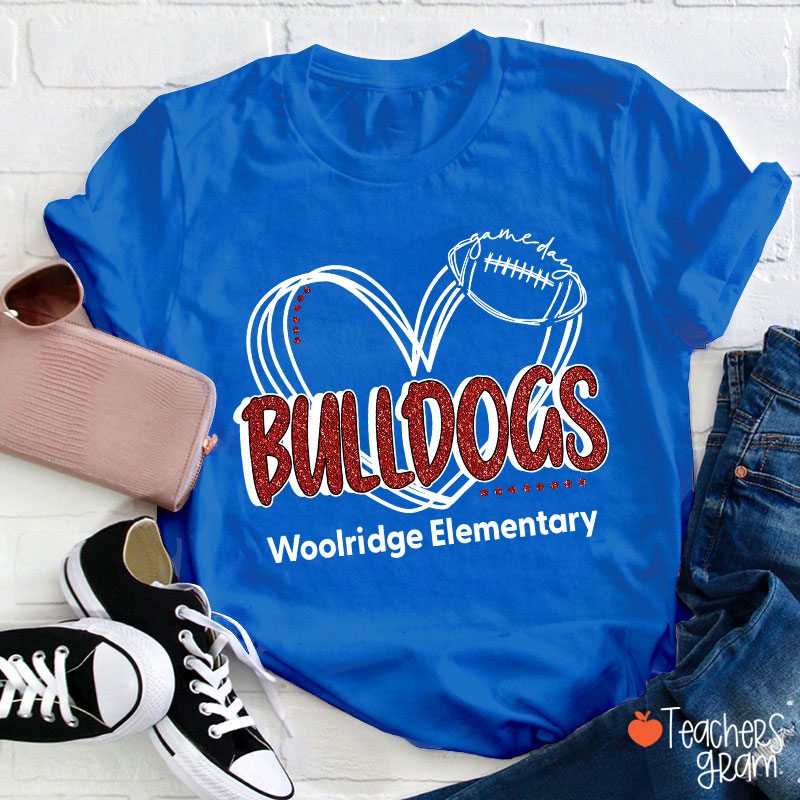 Personalized Mascot And Sport Game Day Teacher T-Shirt