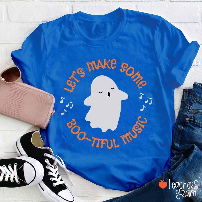Let's Make Some Boo Tiful Music Teacher T-Shirt