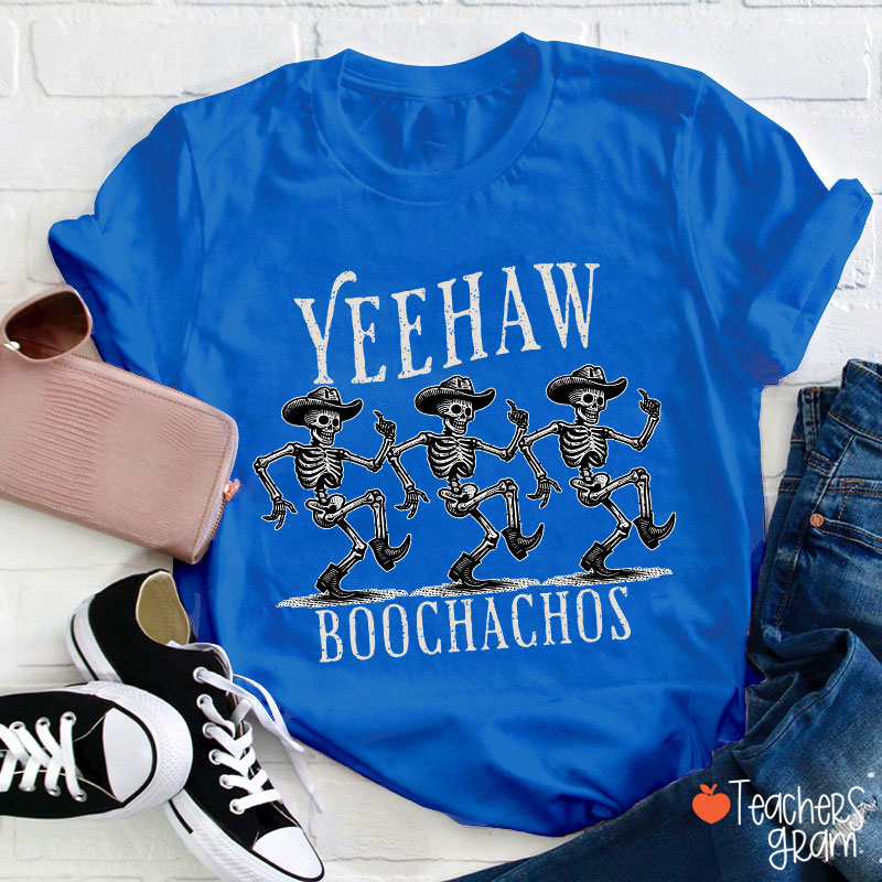 Yeehaw Boochachos Halloween Dance Teacher T-Shirt