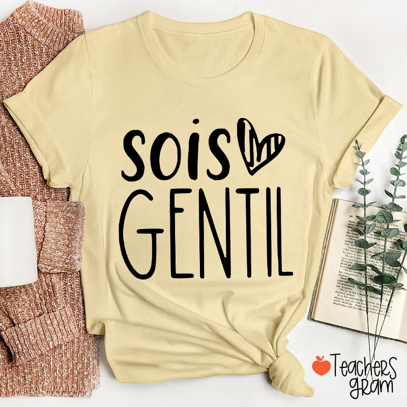 Sois Gentil French Teacher T-Shirt