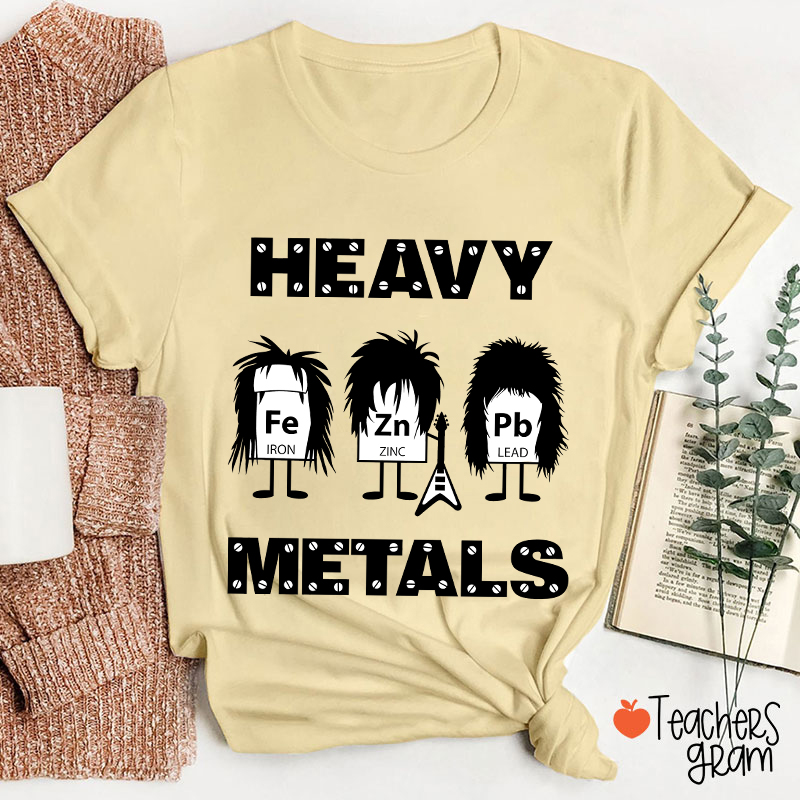 Funny Science Heavy Metals Teacher T-Shirt