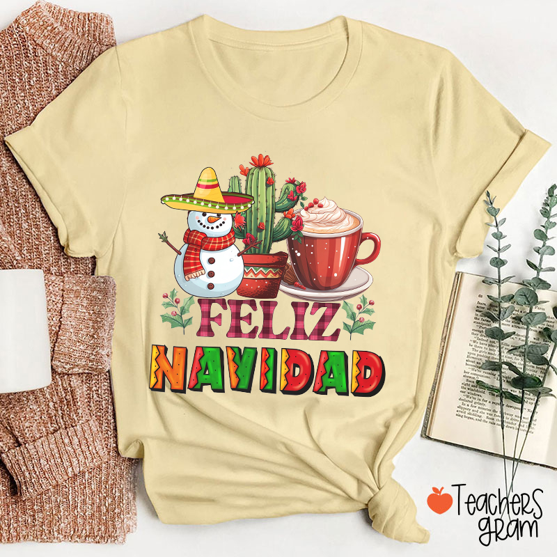 Feliz Navidad Spanish Teacher T-Shirt