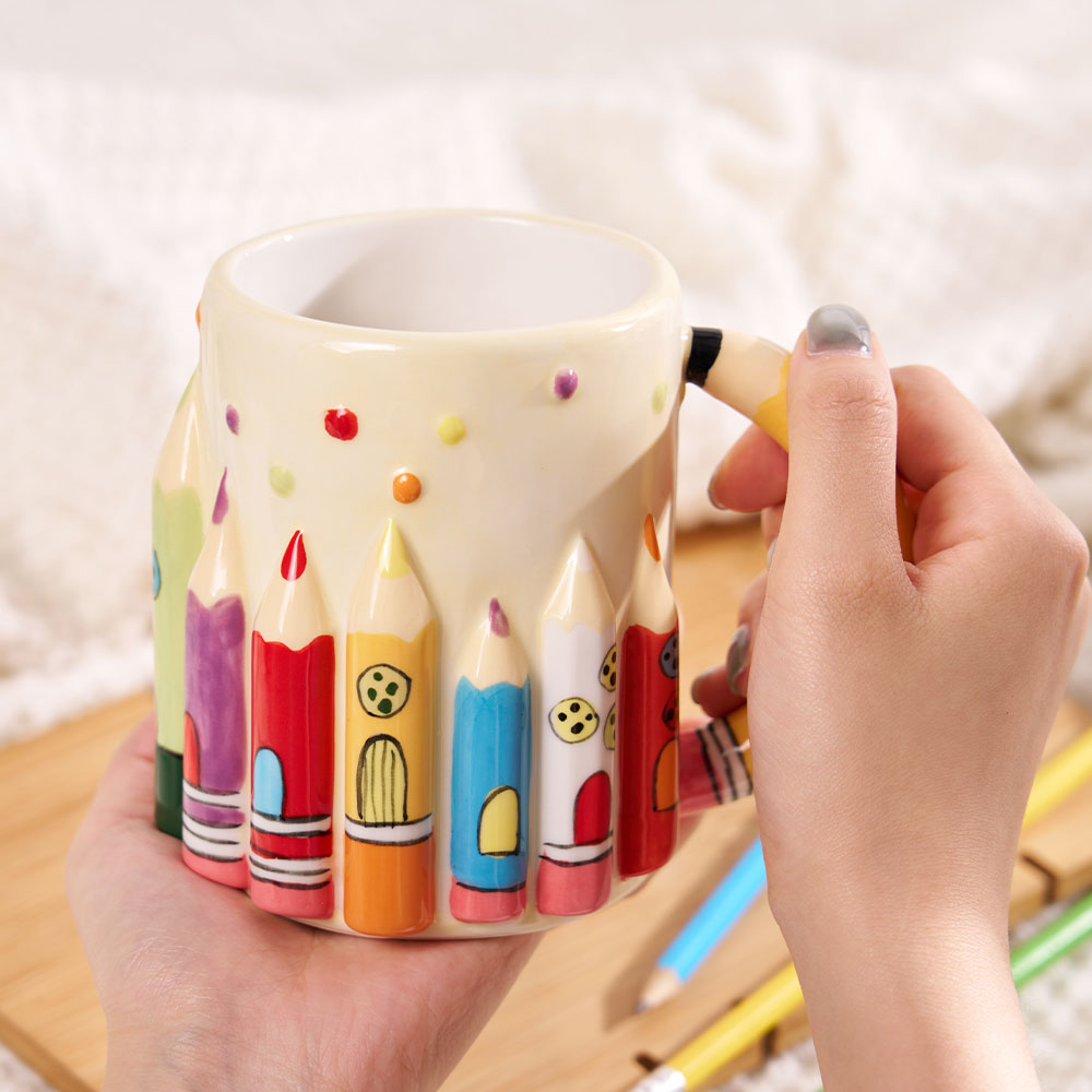3D Creative Pencil Teacher Mug