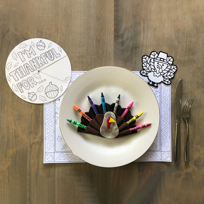 Thanksgiving Turkey Crayon Box