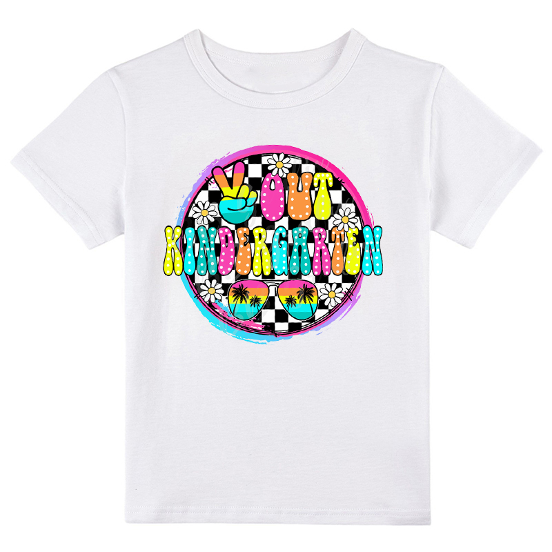 Personalized Grade Out Last Day Summer Break Class T-Shirt
