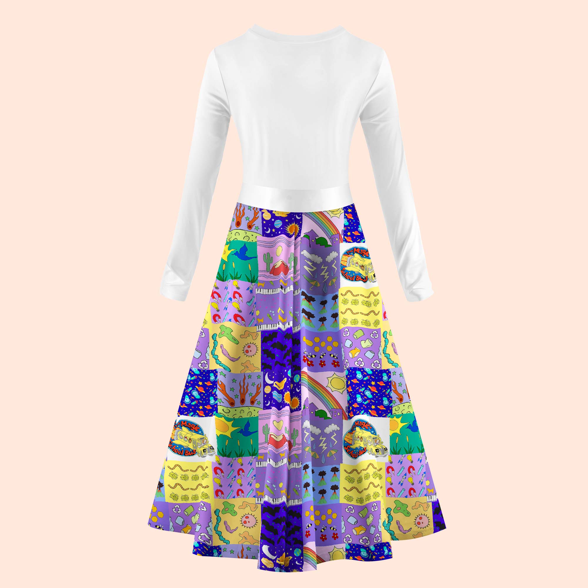 Take Chances Make Mistakes Get Messy Teacher Long Sleeve Dress