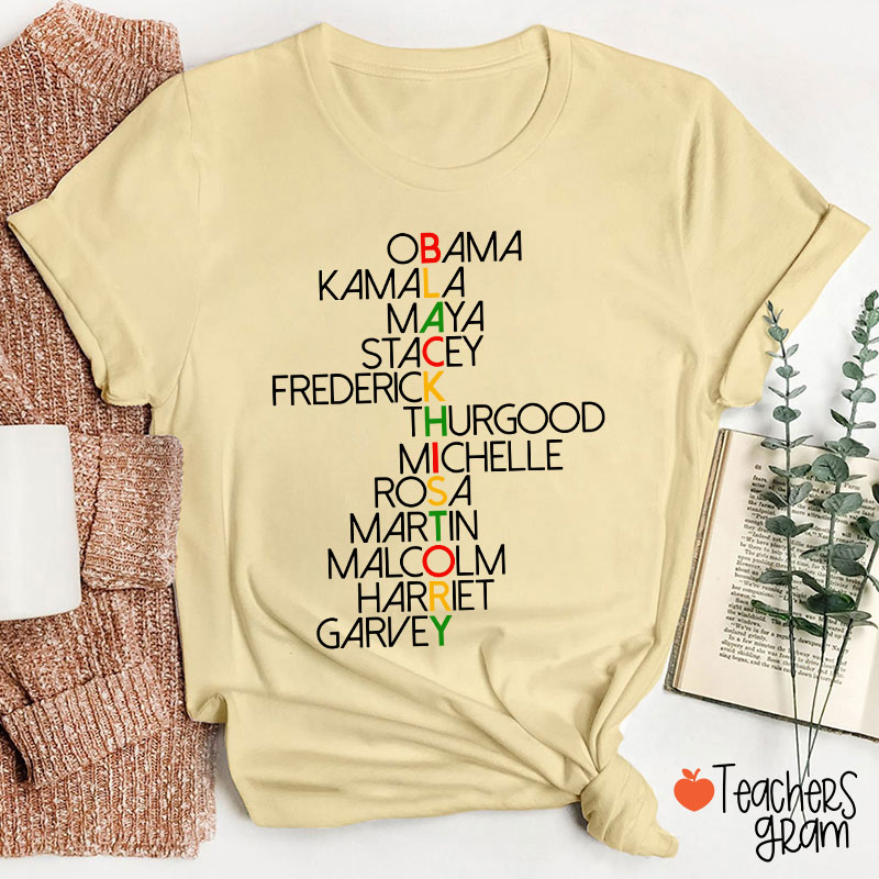 They are Black History Teacher T-Shirt