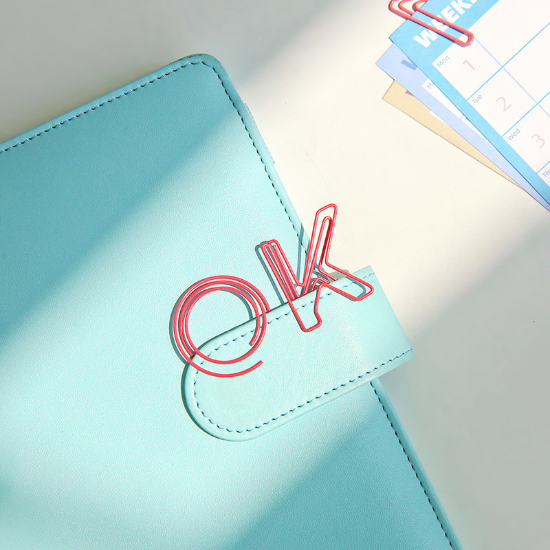 26pcs Anti-Document Alphabetical Paper Clips