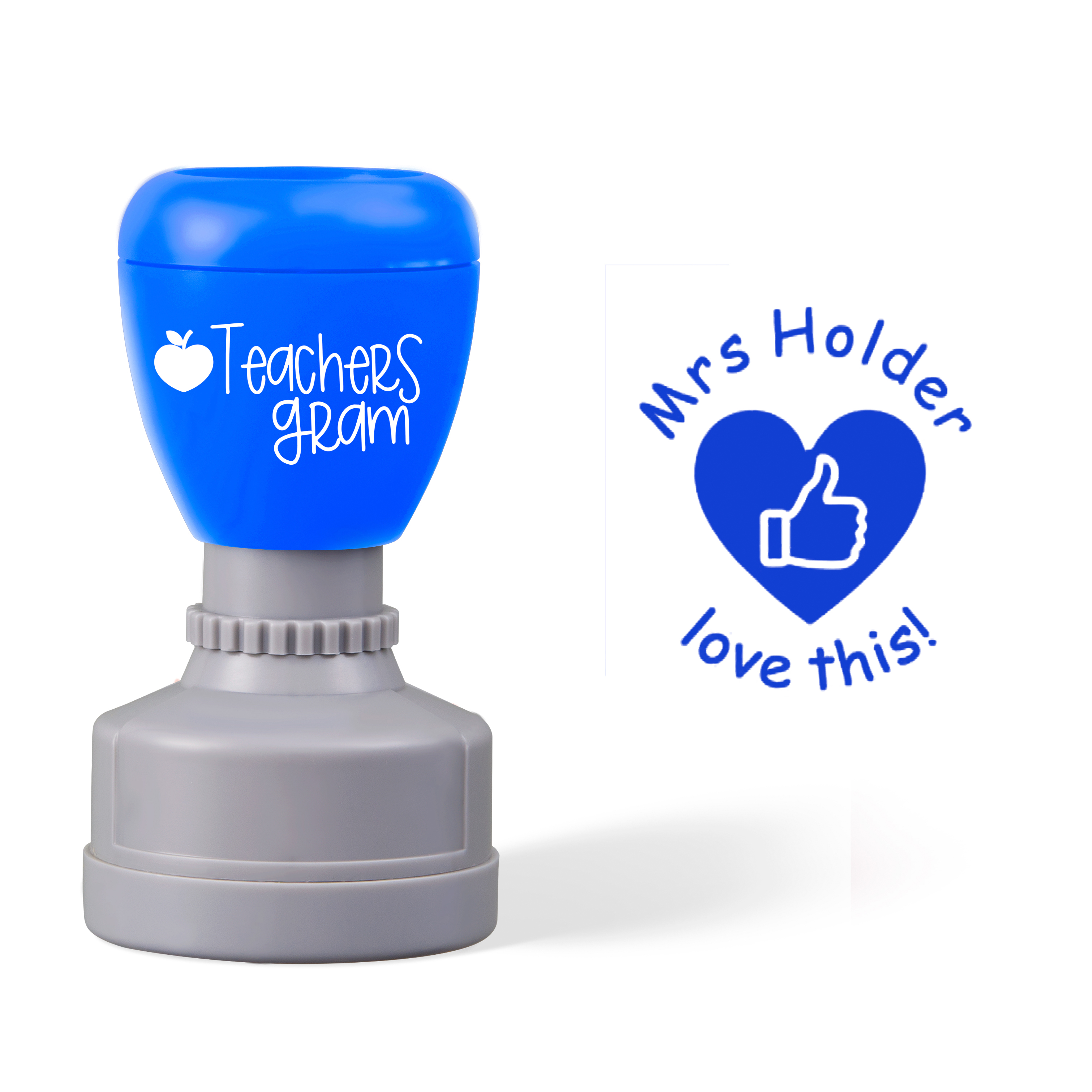 Personalized Name Love This Teacher Stamp