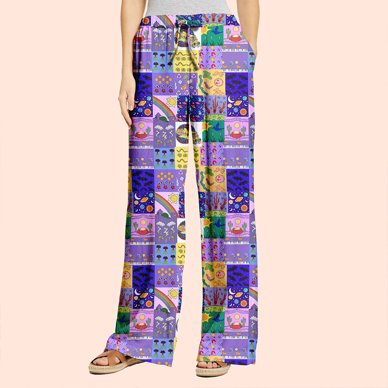 Take Chances Make Mistakes Get Messy Teacher Wide Leg Pants