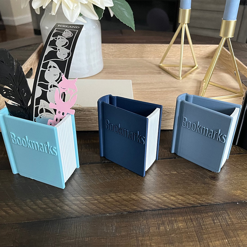 Book Shaped Bookmark Pencil Holder