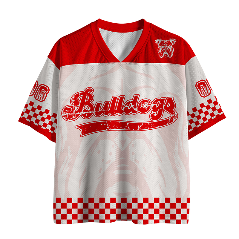 Personalized Mascot School Spirit Game Day Teacher Mesh Jersey