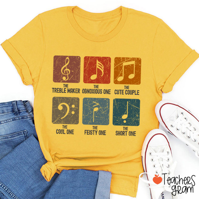 The Treble Maker The Obnoxious One Funny Music Teacher T-Shirt