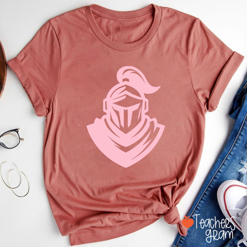 Personalized Mascot Silhouette School Spirit Teacher T-Shirt