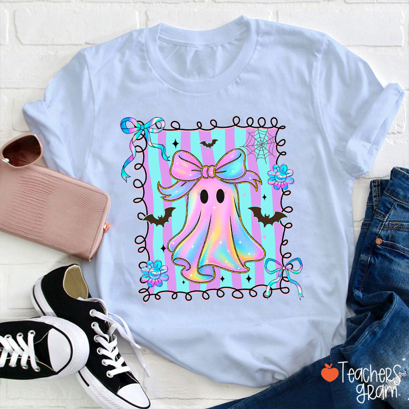 Neon Ghost Teacher T-Shirt