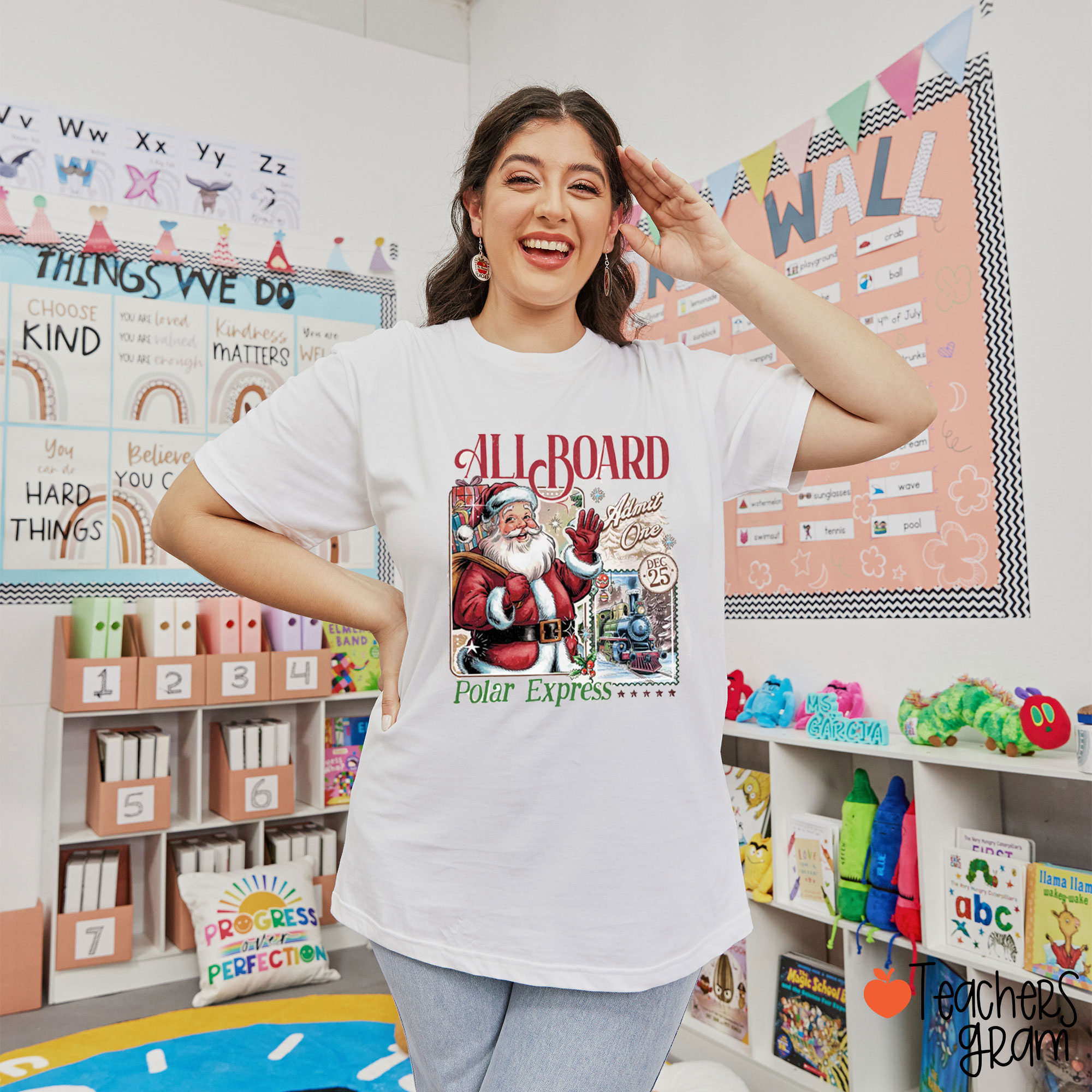 All Board Admit One Teacher T-Shirt