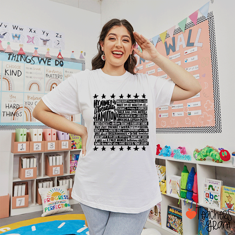 My Name Is Famous Theater Teacher T-Shirt