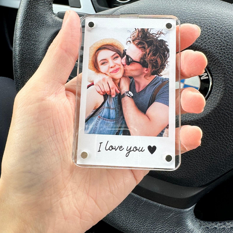 Personalized Photo Car Visor Clip