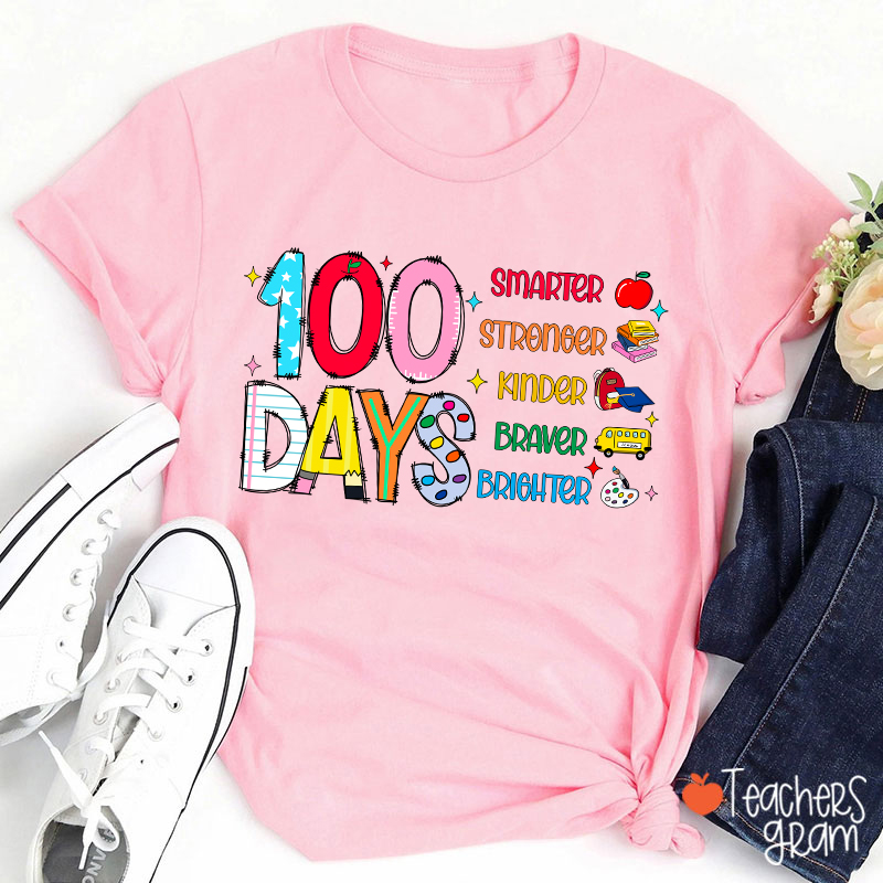 100 Days Smarter Teacher T-Shirt