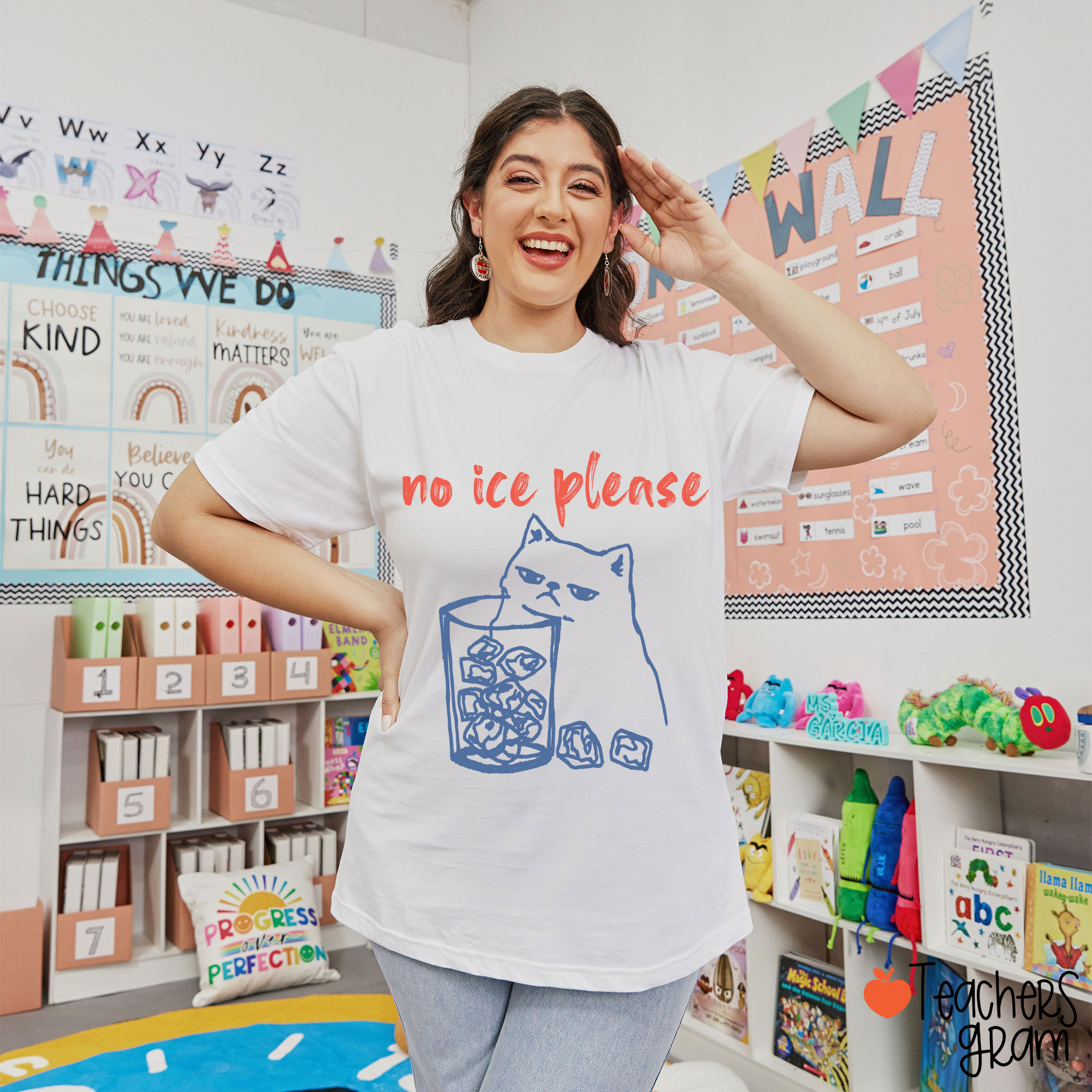 No Ice Please Teacher T-Shirt
