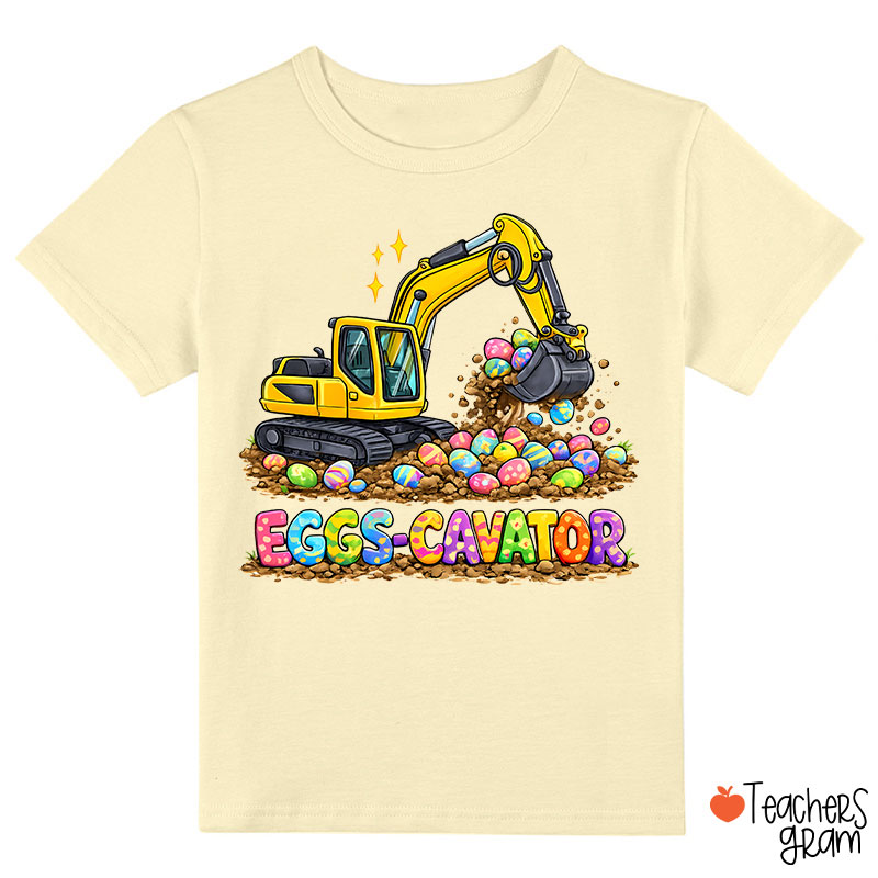 Eggs-Cavator Excavator Easter Class T-Shirt