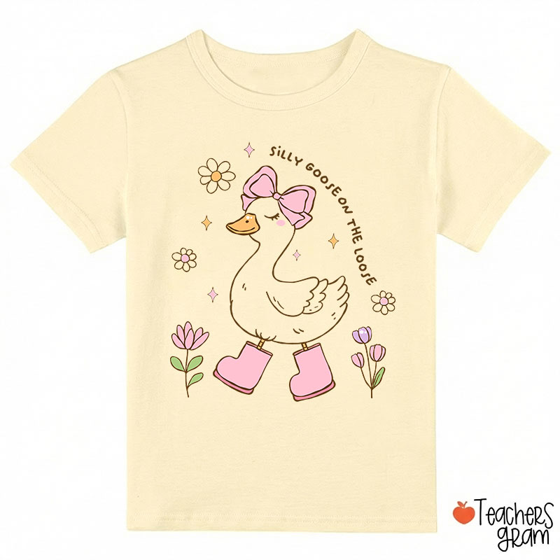 Funny Silly Goose On The Loose Class T-Shirt