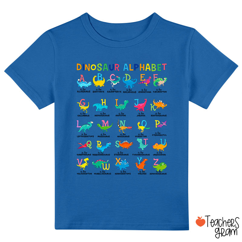 Dinosaur Alphabet Class T-Shirt