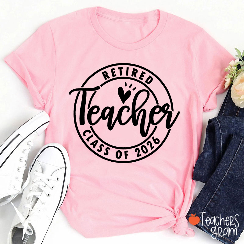 Personalized Looking Forward To Retirement Teacher T-Shirt