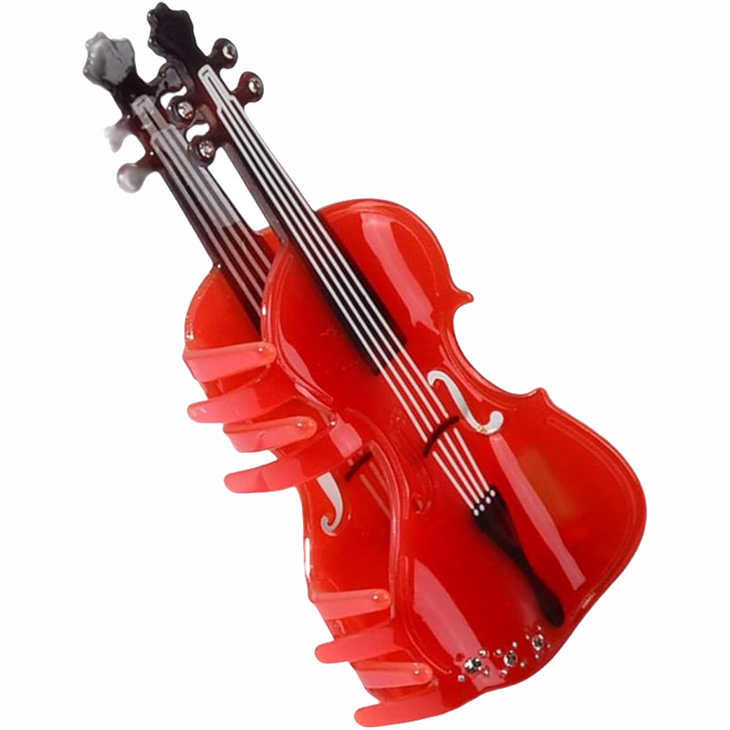 Fashionable Acetate Violin Hair Clip